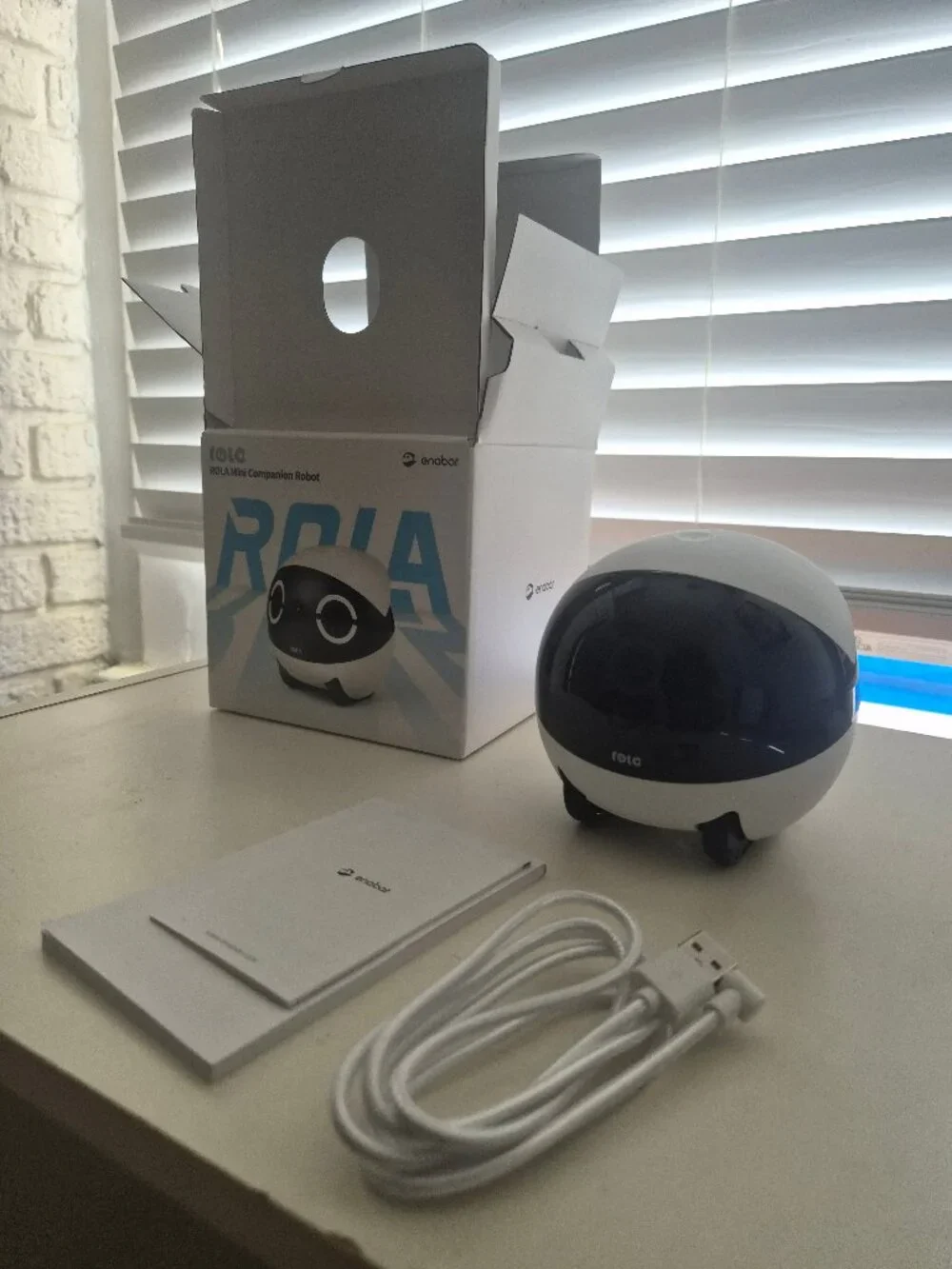 Enabot ROLA Mini 2K Robot Pet Camera Night Vision Two-Way Audio New